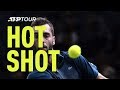 Benoit paire backspin drop volley hot shot paris 2015