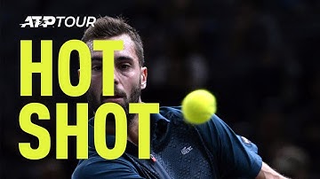 Benoit Paire Backspin Drop Volley Hot Shot Paris 2015
