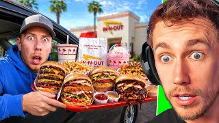 Miniminter Reacts To 'I Doubled My Calories at Every American Drive Thru!'