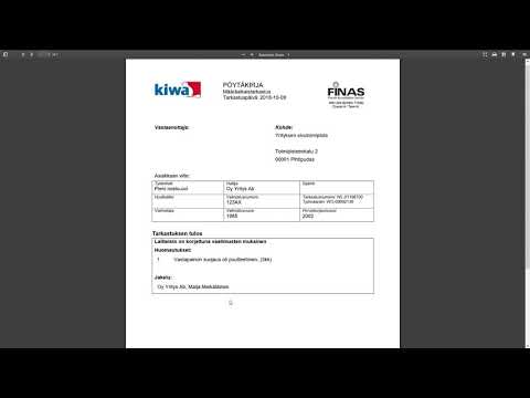 Kiwa Connect™ -asiakasportaalin esittely