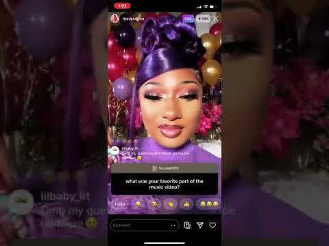 Megan Thee Stallion Q&A Instagram Live August 7, 2020