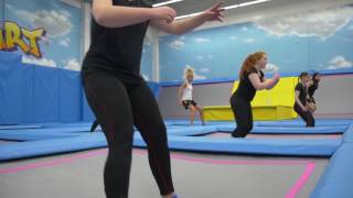 Airfit Trampolin Trend Workout Fur Effektives Training Jumping Fitness Kurse In Trampolinhalle Youtube