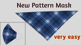 Very Easy New Pattern Mask 2021 Fast and Easy Face Mask Sewing Tutorial DIY Breathable Mask