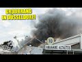 [GROßBRAND AUF SCHROTTPLATZ!] - Schrottberg in Vollbrand | Massive Rauchentwicklung | Düsseldorf -