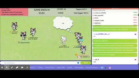 Playing Tag in Meow Playground