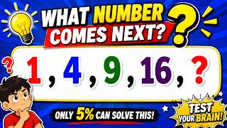 Guess the Next Number! 🧠 Number Pattern Quiz for Kids | 20 Fun Brain Teasers | Math Quiz