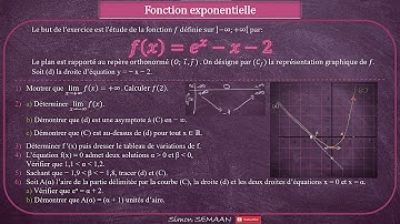 Fonction Exponentielle  BAC LIBANAIS Terminale ( SV ) Exercice Corrigé