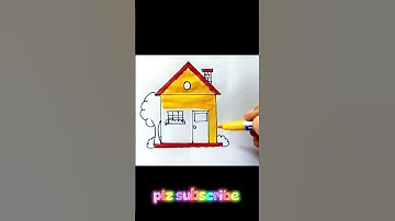 How to draw an easy and simple house #drawingforkids