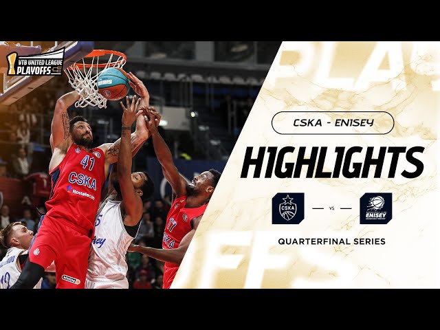 CSKA vs Enisey Highlights Quarterfinals Game 2 | Season 2023-24