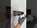 Quick and safe wall socket wiring.#electroshorts #diy