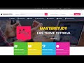 How to create a wordpress lms website with masterstudy theme  masterstudy lms theme tutorial