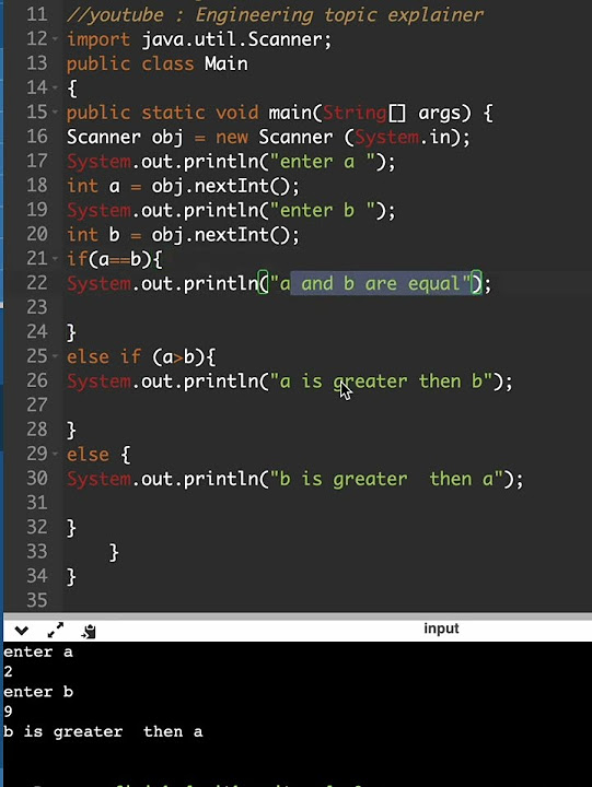 how to check greater no. in java using if else if statement ...