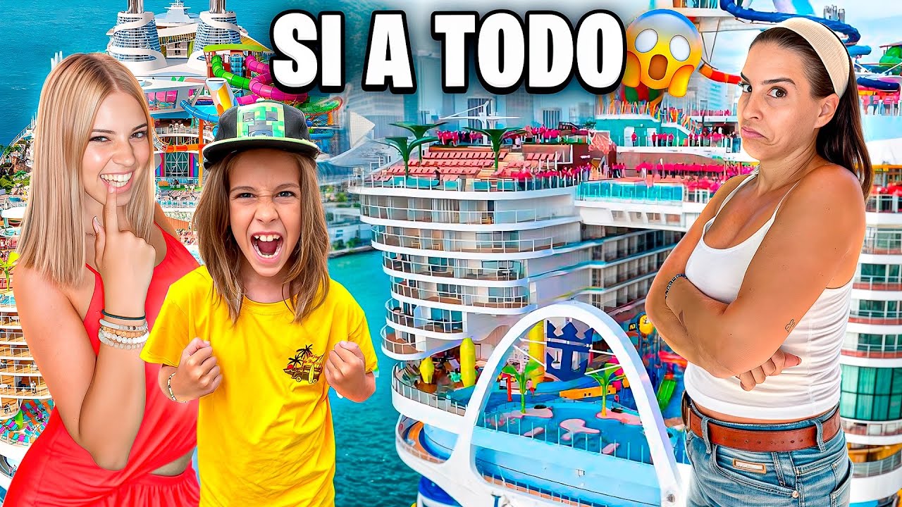 SI A TODO A NUESTROS HIJOS EN UN CRUCERO | Familia Amiguindy