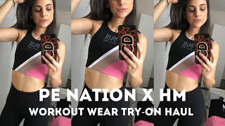 P.E. NATION x H&amp;M Workout Wear Collab | Unboxing + Try-On Haul