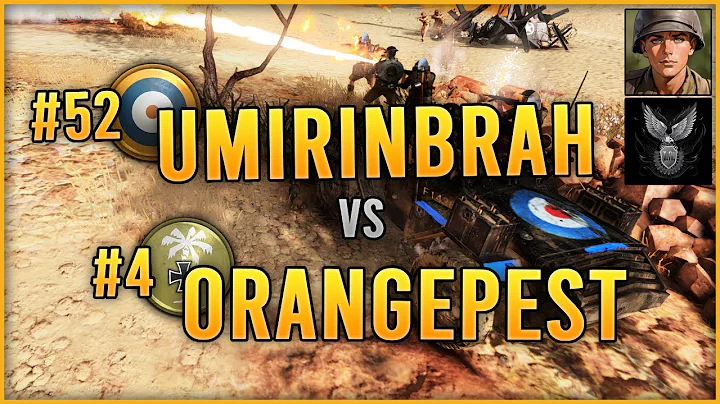 CoH3 1v1 | Cast ft. Olvadi | UMirinBrah (UKF) vs OrangePest (DAK)