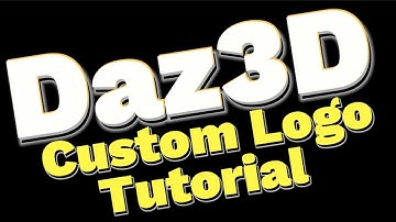 How to Create a Logo in Daz 3D (Easiest Way!)