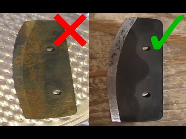 How To Remove Rust and Sharpen Ice Fishing Auger Blades 