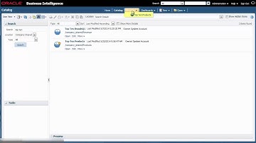 Working with Favorites Using Oracle BI EE