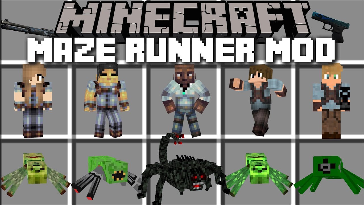 Minecraft Maze Runner Mod The Death Cure To Escaping The Maze Minecraft Youtube - roblox maze runner music download