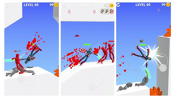 Ragdoll Ninja - All Levels Gameplay Android ios