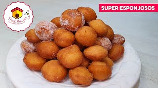 Buñuelos SUPER ESPONJOSOS de naranja  EN MINUTOS