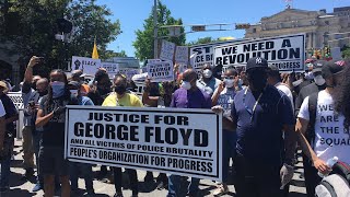 Protestors descend in Newark to demand justice for George Floyd