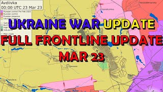 Ukraine War Update (20230323): Full Frontline Update