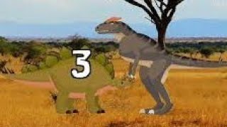 Best Dino Game - T-Rex Fights Stegosaurus // T-Rex VS Stegosaurus /// Android Gameplay Simulator screenshot 2