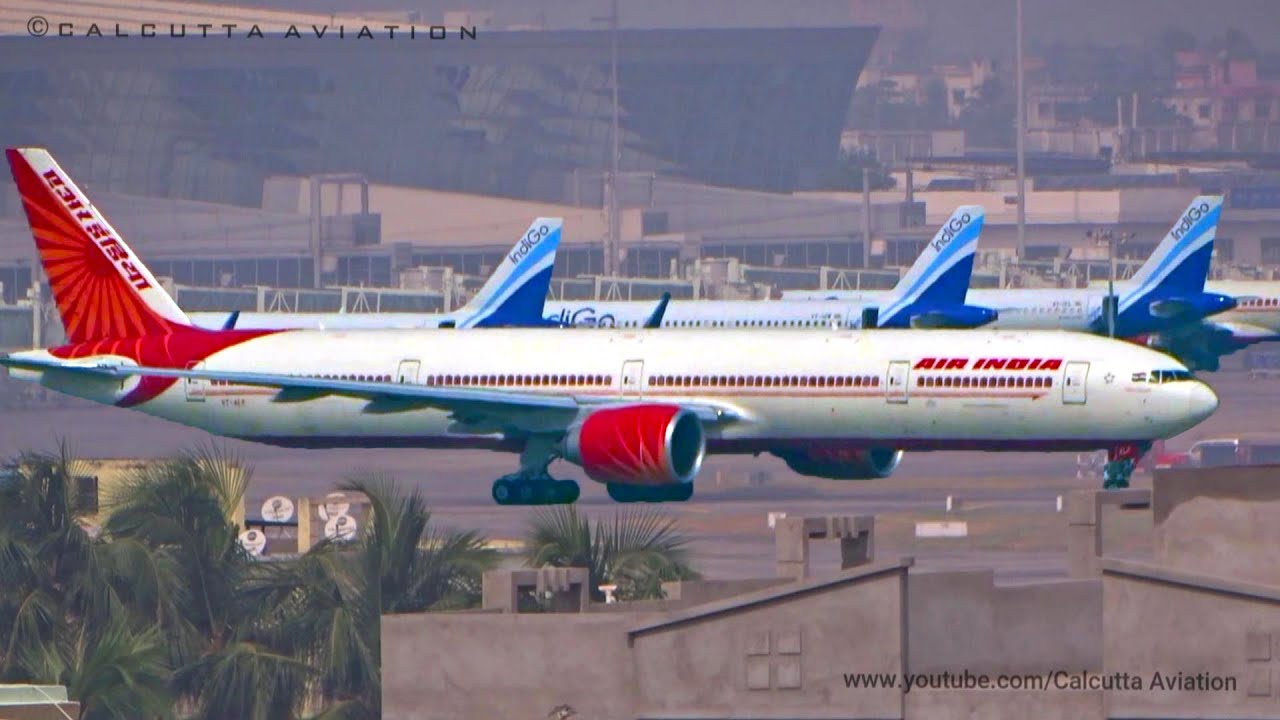 AIR INDIA 777 Landing & Takeoff From Kolkata Airport | Scenes Like Never Before | Full Airport View