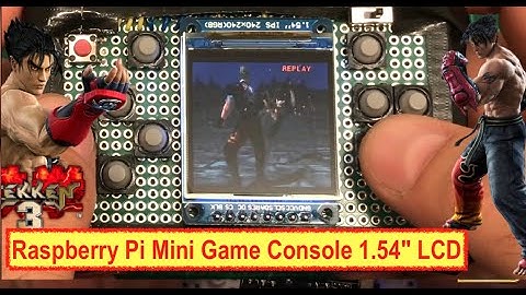 Raspberry Pi Mini Game Console 1.54" LCD