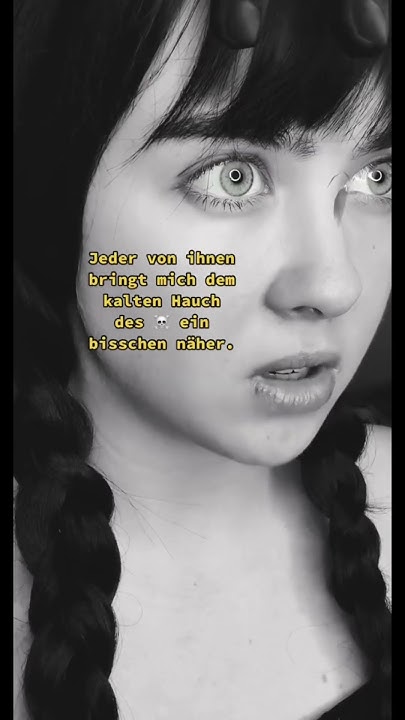 Wednesday Addams Zitat Deutsch Geburtstage.. wednesday 