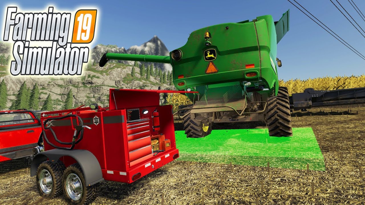 СЕРВИС ПРЯМО В ПОЛЕ! Farming Simulator 19
