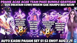 COME BACK PRANK RANDOM TEAM CODE AGAINST MECHANICS AND PLAYERS WHO PRETEND TO BE SULTAN 🥶