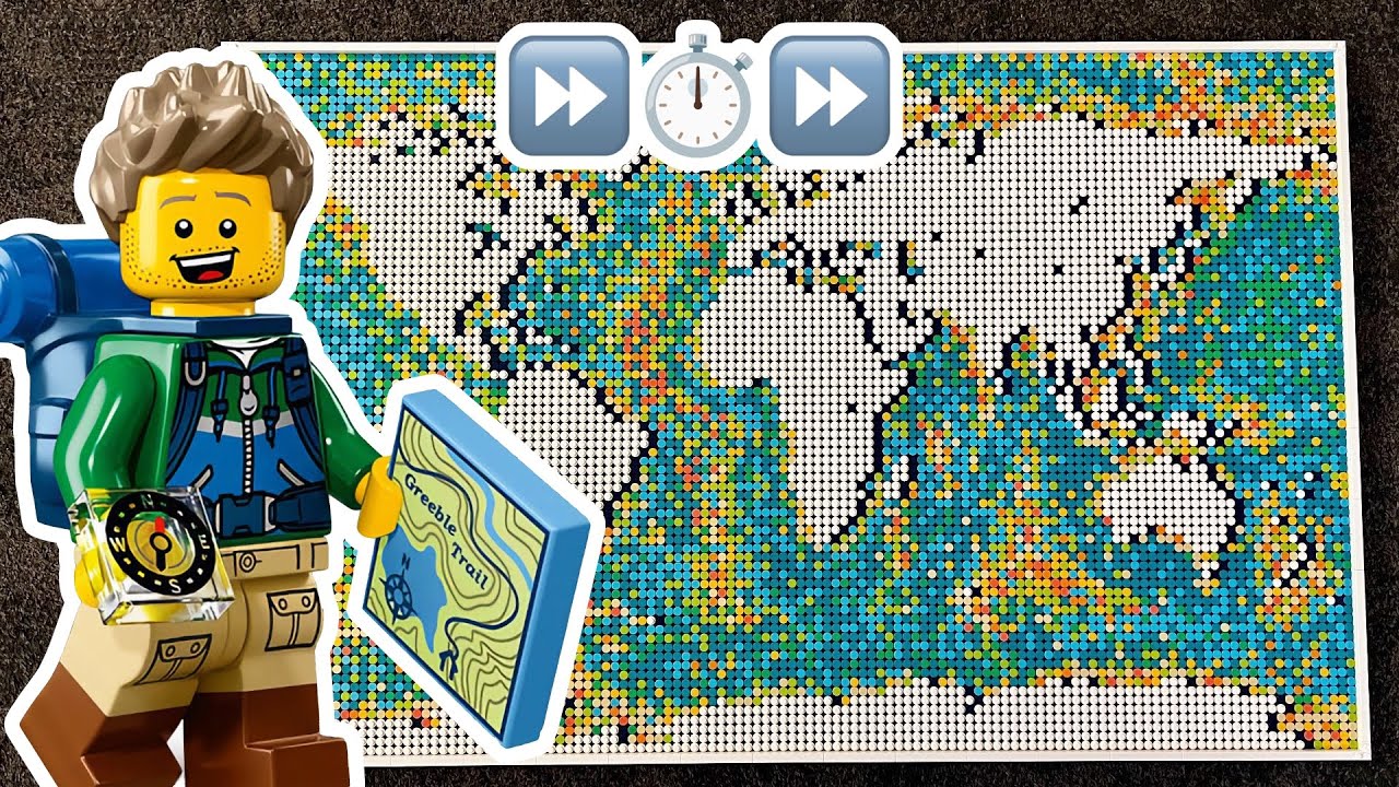 Five things you need to know about LEGO Art 31203 World Map