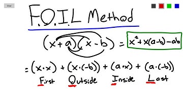 FOIL Method and Multiplying Polynomials - Example Problems