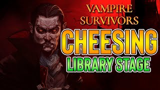 Vampire Survivors EA | Cheesing Library Stage with a LV 2 Clerici (PC/Steam)