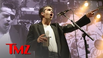 Matty Healy Drinks From Flask Onstage After Taylor Swift Breakup | TMZ TV