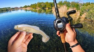 Hunting UBER Clear Water Bass In ABANDONED QUARRY!