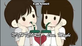 Nightcore - Love, Maybe (사랑인가 봐) | SECRET NUMBER