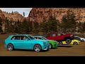 Offroad drag race of cars that are mostly used on the street  beamng drive