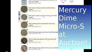 Rare Coins 1945 Micro S Mercury Dime Land of Coins Auction