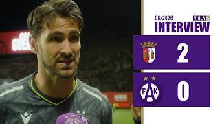 Samuel Şahin-Radlinger after SC Braga - Austria Wien 2-0 (08/2026) #faklive #violatv