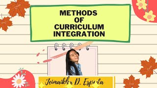Methods of Curriculum Integration