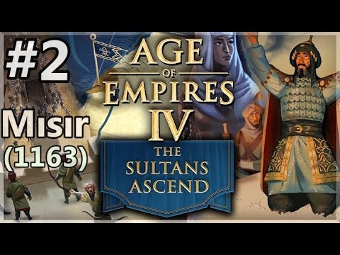 Age of Empires IV: The Sultans Ascend #2 Mısır (1163) Gameplay |AoE IV: Anniversary Edition