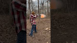 First time shooting a muzzleloader!