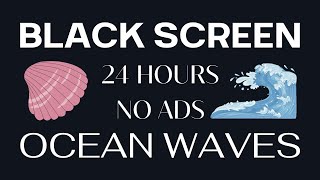 Ocean Waves Black Screen | Ocean Waves Sounds for Deep Sleep (Black Screen) 24 hours screenshot 4