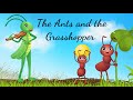 The ant and the grasshopper  work hard  moral stories in english  aesops fables