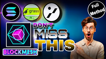 BlockMesh Network New Depin Mining: Full Guide | BlockMesh Airdrop | Solana