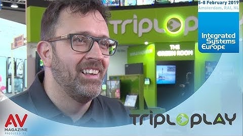 Tripleplay demonstrate latest digital signage & IPTV platform
