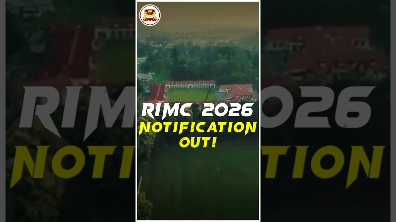 RIMC 2026 Notification Out | Exam Date, Eligibility & Full Details | Crack RIMC 